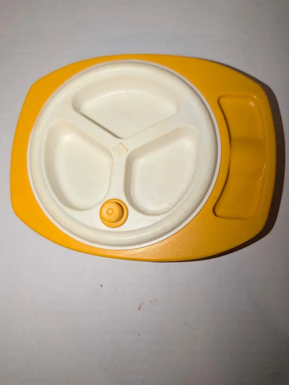 Vintage Fisher Price Baby Warming Dish Divided Plate Fun With Food